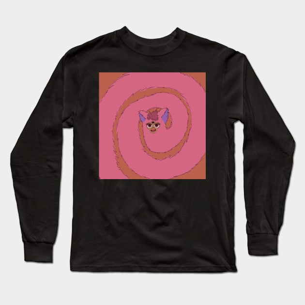 Long furby sticker Long Sleeve T-Shirt by annoyingarts